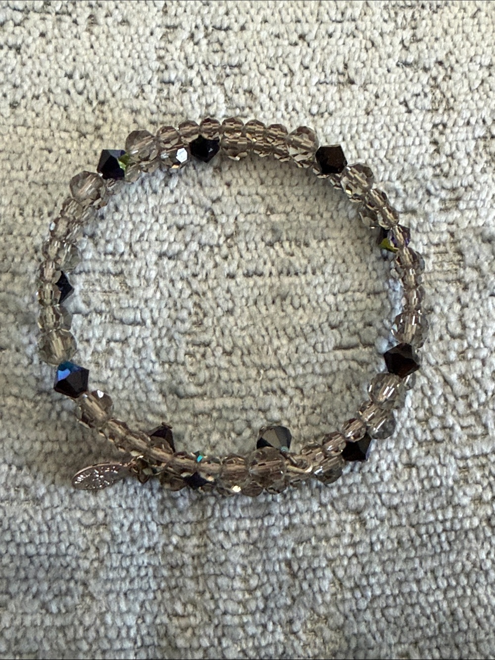 Vintage Tarina Tarantino Crystal Wrap Bracelet